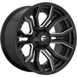 Image of FUEL OFFROAD Wheels RAGE GLOSS BLACK MILLED