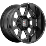 Image of XD Wheels XD825 BUCK 25 Gloss Black Milled