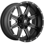 Image of FUEL OFFROAD Wheels MAVERICK 1-PIECE MATTE BLACK MILLED