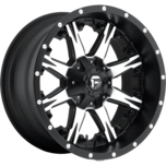 Image of FUEL OFFROAD Wheels NUTZ 1-PIECE MATTE BLACK MACHINED