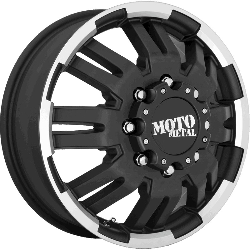 Image of Moto Metal Wheels MO963 Matte Black Machined - Front