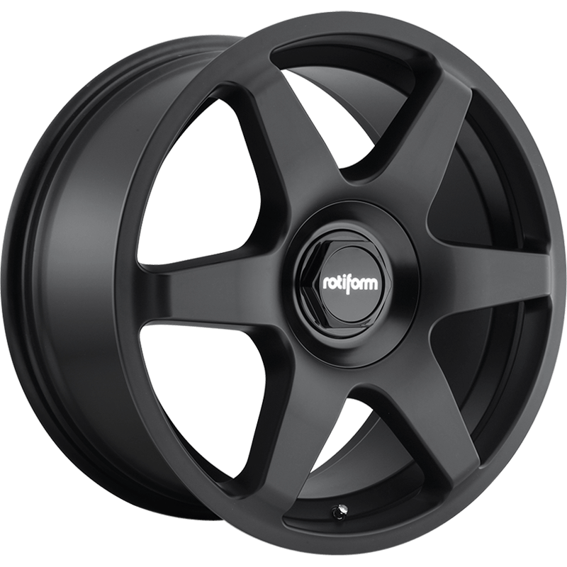 Image of Rotiform Wheels SIX MATTE BLACK