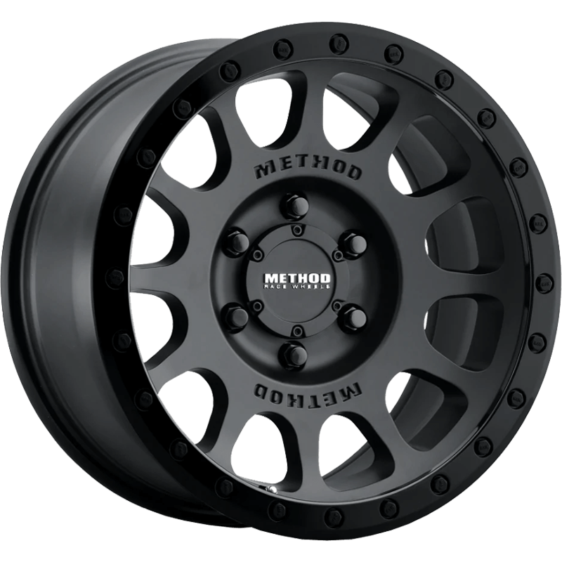 Image of Method Race Wheels 305 NV MATTE BLACK - GLOSS BLACK LIP