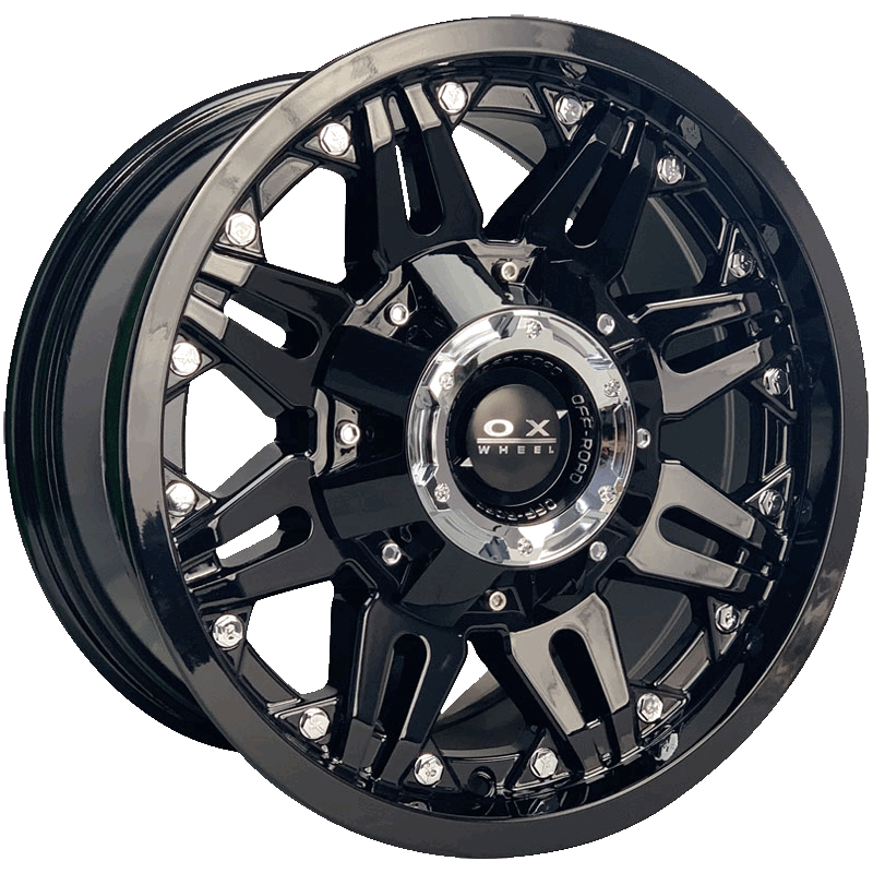 OX333 Flat Black Wheel