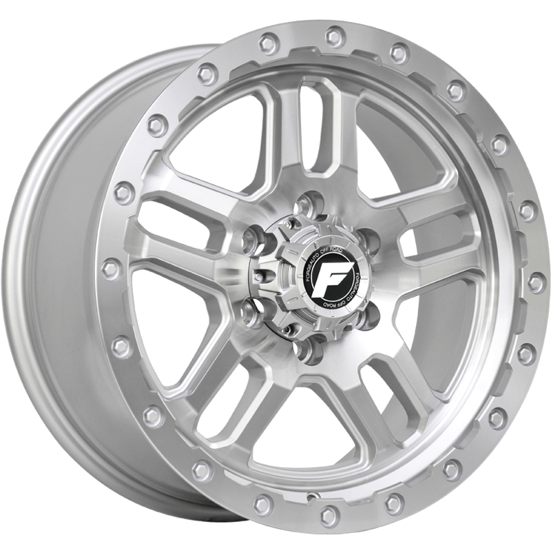 Image of FORGEAUTO Wheels HOSTILE SILVER MACHINED