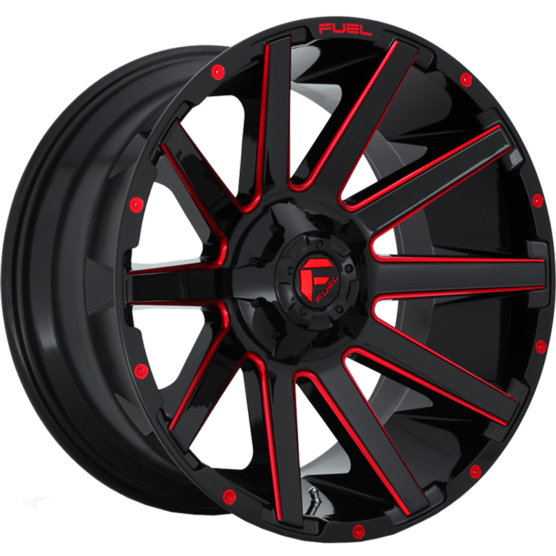 CONTRA GLOSS BLACK RED TINTED CLEAR Wheel
