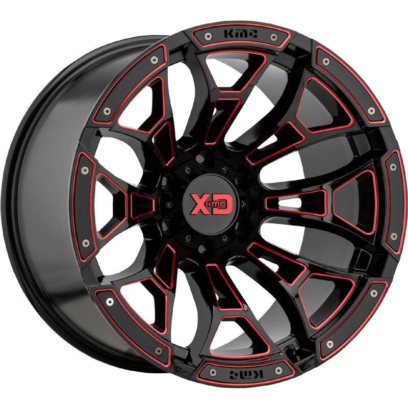 XD841 BONEYARD Gloss Black Milled With Red Tint Gloss Black Milled With Red Tint
