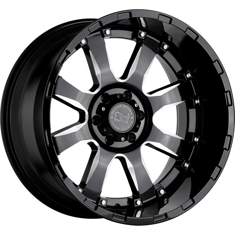 SIERRA GLOSS BLACK W/ MILLED SPOKES Wheels