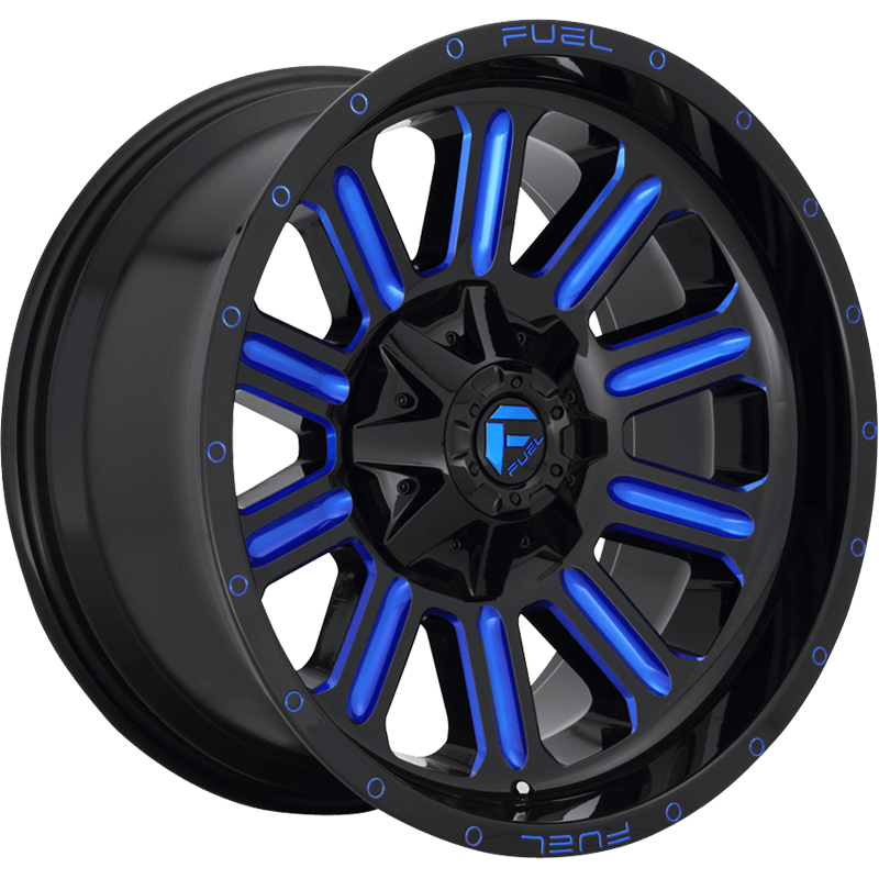 HARDLINE GLOSS BLACK BLUE TINTED CLEAR Wheel