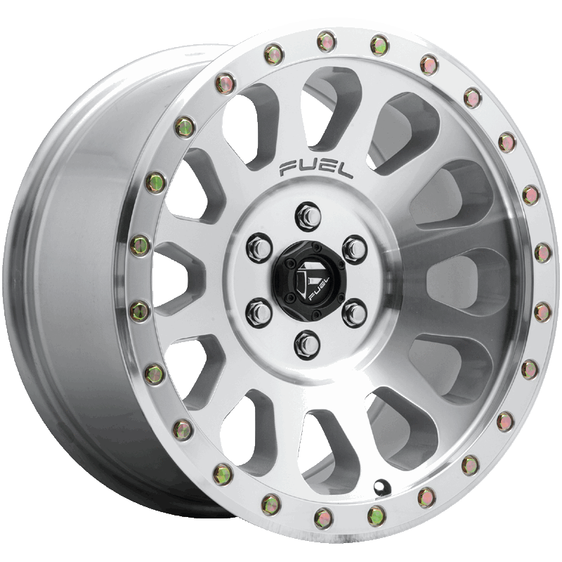 Image of FUEL OFFROAD Wheels VECTOR DIAMOND CUT MACHINED W/ CLEAR COAT