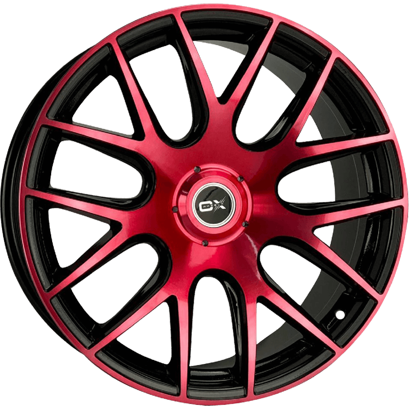 OX111 Red Face/Black Lip/Groove Wheel