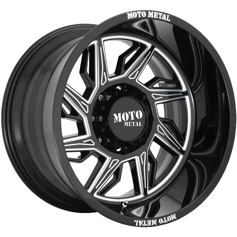 Image of Moto Metal Wheels MO997 HURRICANE Gloss Black Milled - Right Directional