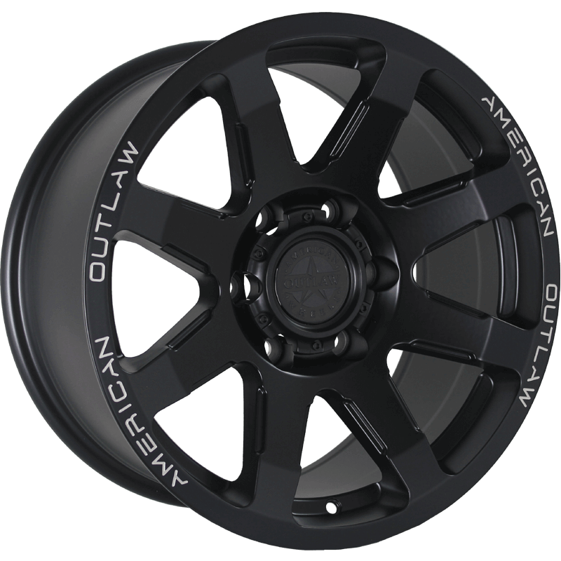 Image of American Outlaw Wheels LEGACY Satin Black