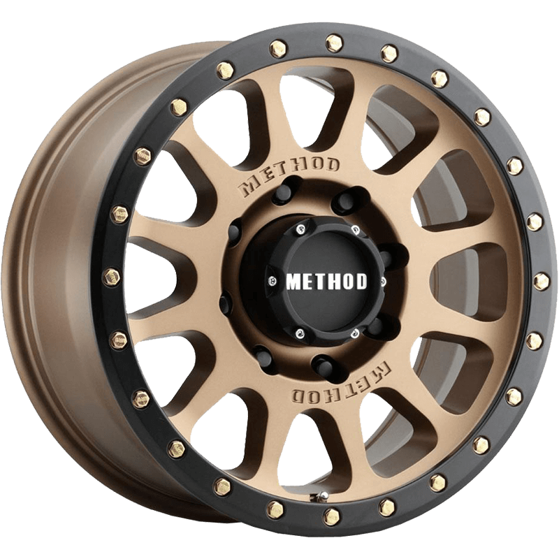 305 NV HD METHOD BRONZE - MATTE BLACK LIP Wheels