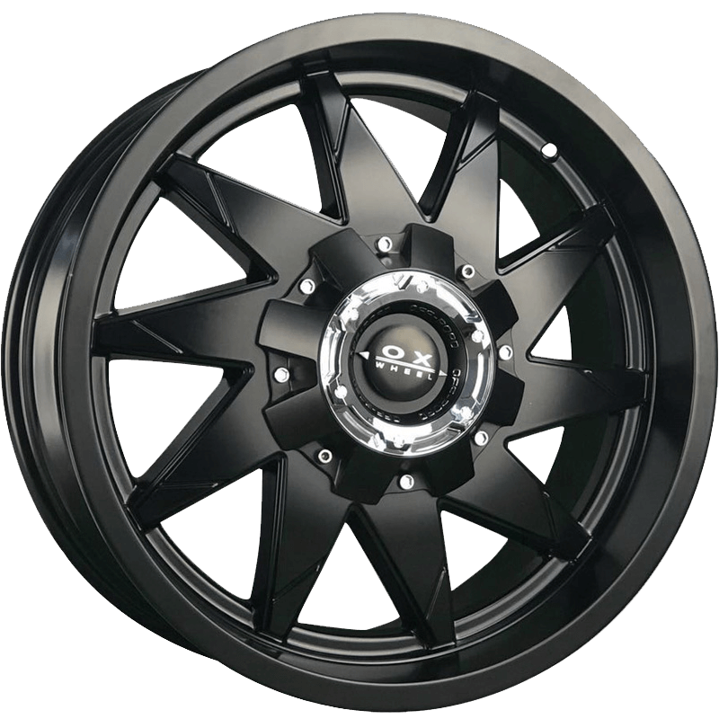 OX335 Flat Black Wheel