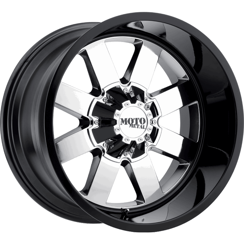 MO962 PVD Center Gloss Black Lip Wheels