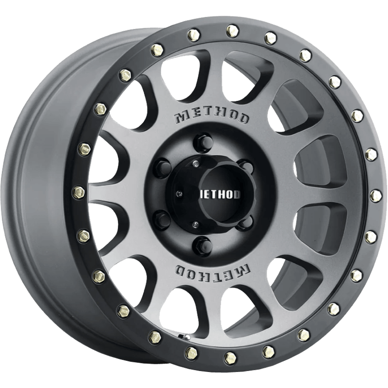 305 NV HD TITANIUM - MATTE BLACK LIP Wheels