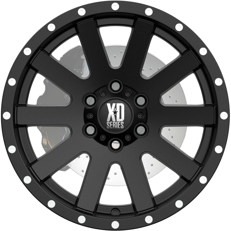 XD818 HEIST Satin Black Front