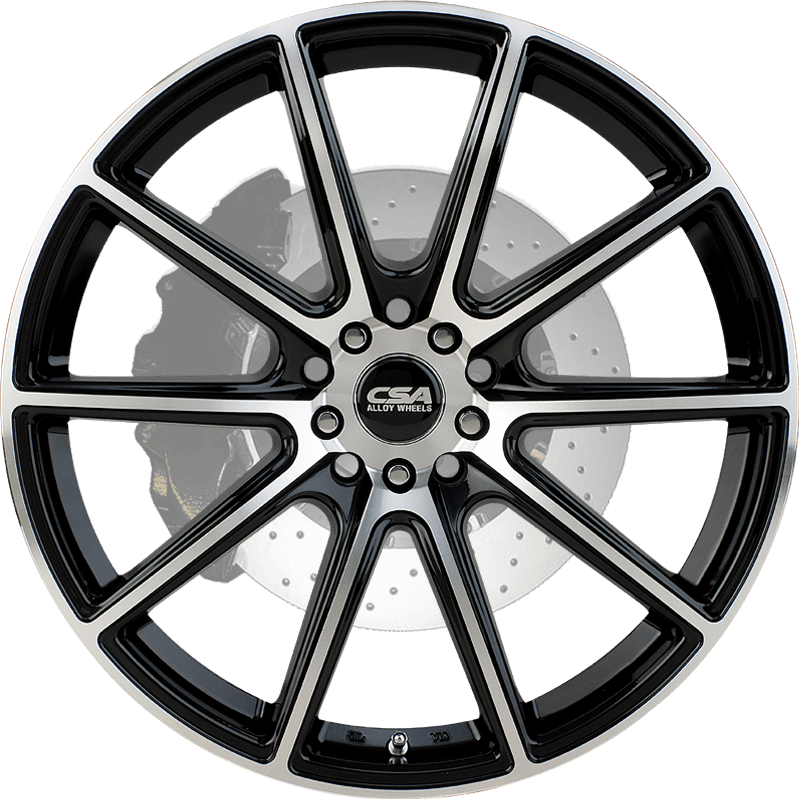 Chicane Gloss Black Machined Face