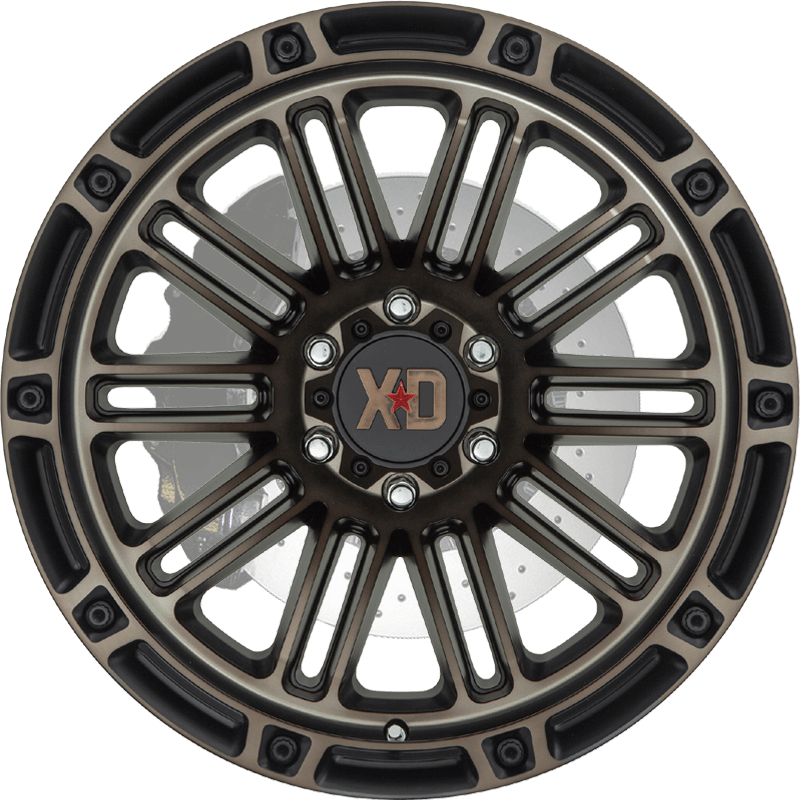 XD846 DOUBLE DEUCE Satin Black With Dark Tint Front