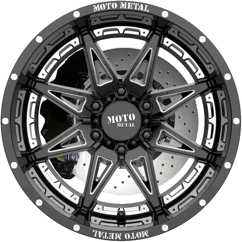 MO993 HYDRA Gloss Black Milled
