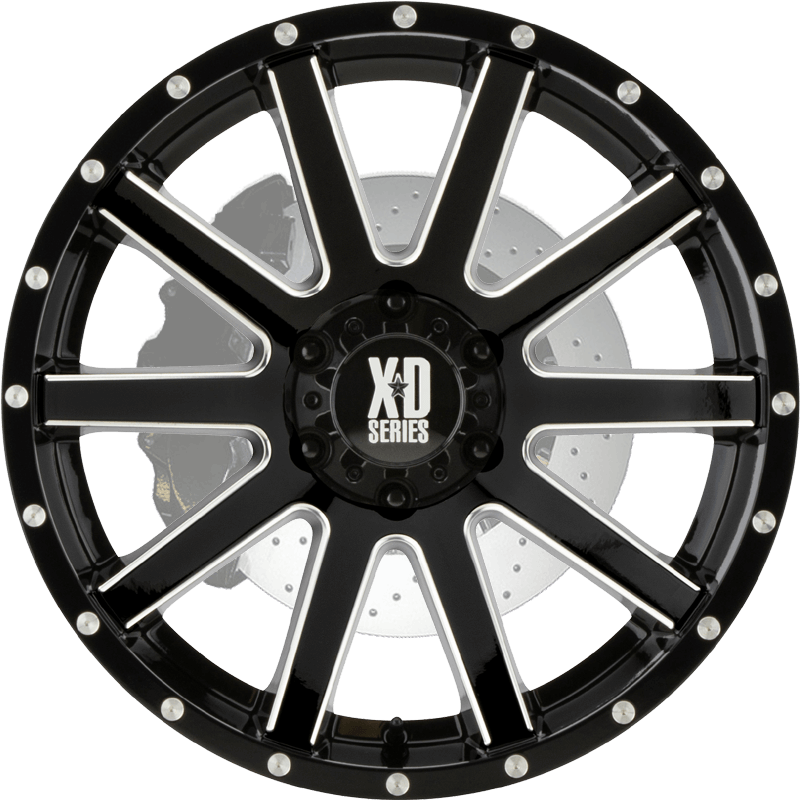 XD818 HEIST Gloss Black Milled