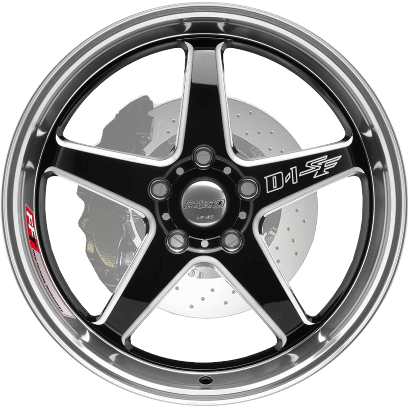 D1SF-LOW Black with Mirror Lip and Chamfer