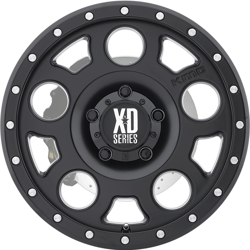 XD126 ENDURO PRO Satin Black With Reinforcing Ring Front
