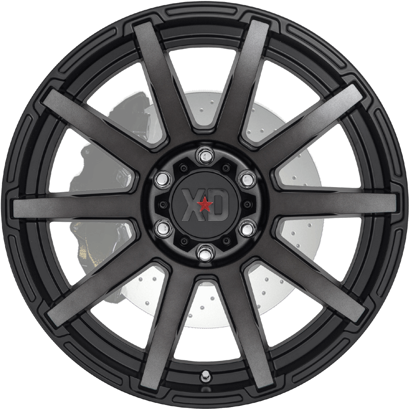 XD847 OUTBREAK Satin Black With Gray Tint Front